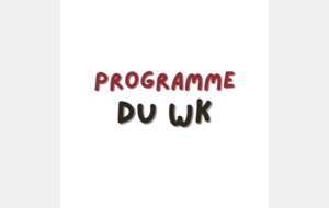 Programme du 26 & 27 Octobre