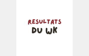 Résultats du 26 & 27/10