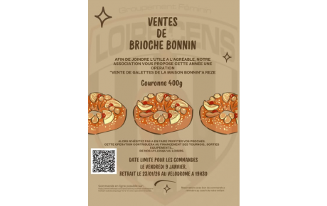 Vente de brioche Bonnin