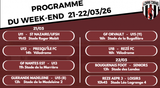 Programme du Week-end