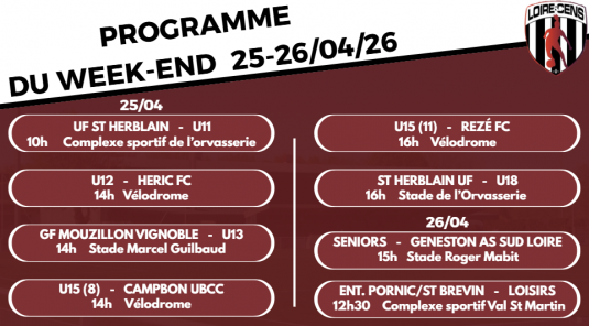 Programme du Week-end